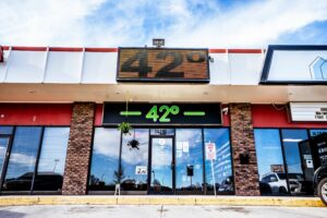 42 Degrees Cannabis Dispensary interior at Omaha U Street location