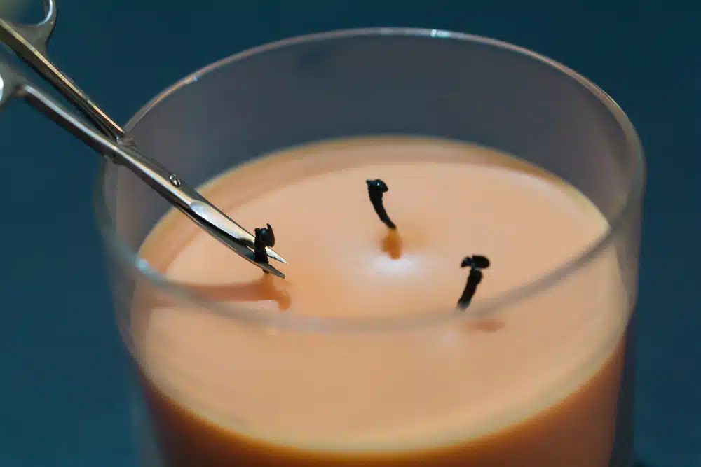 Maintain Your Candle By Clipping The Wick